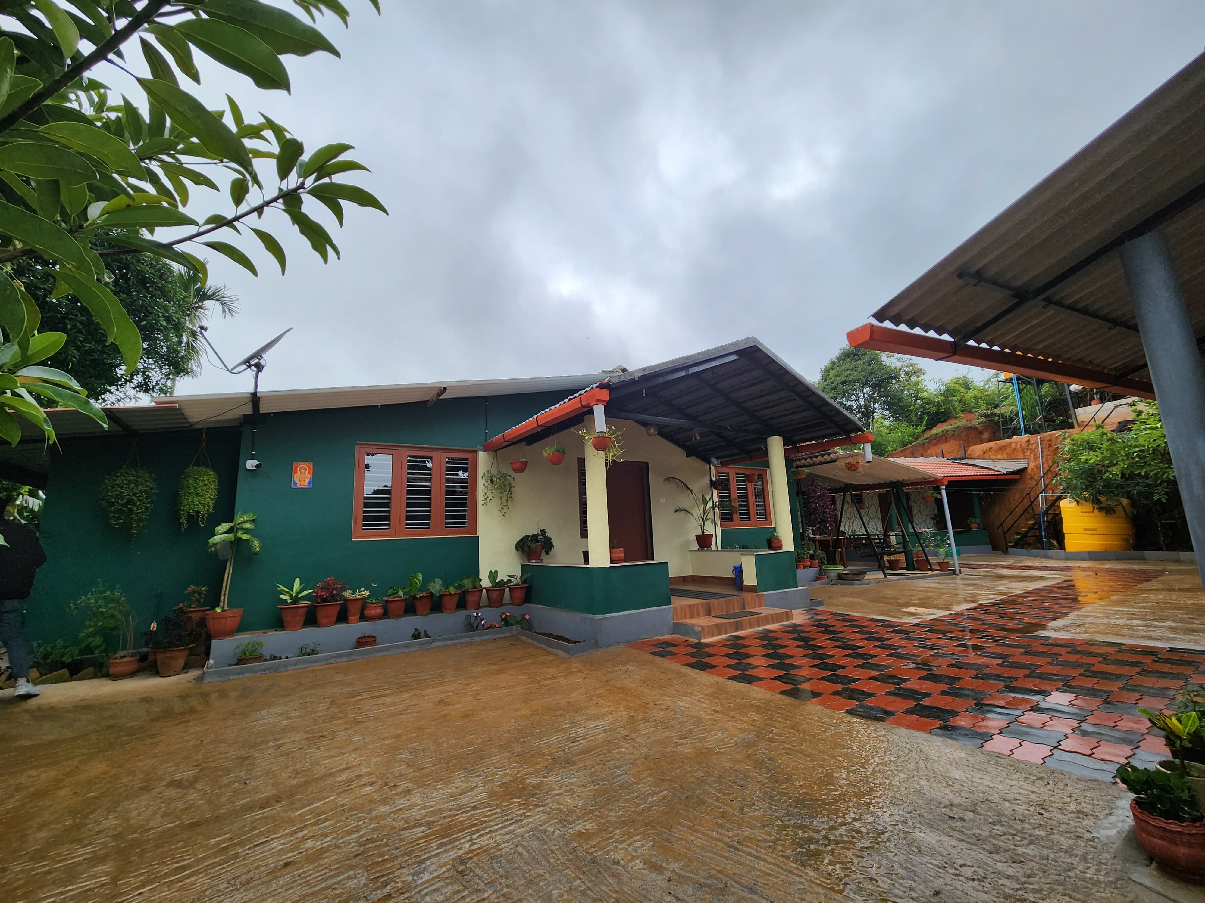 Property courtyard